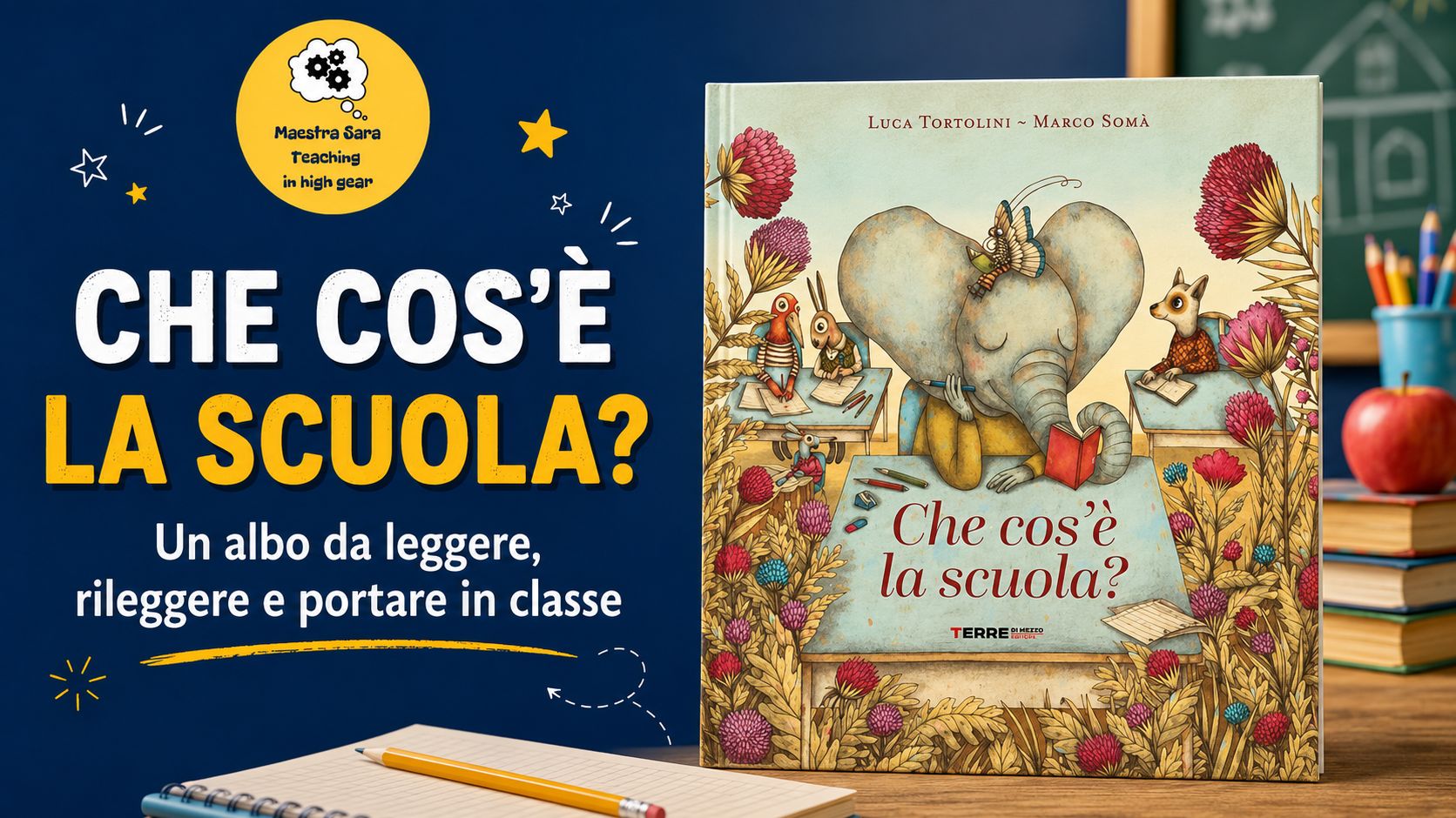 Consiglio di lettura albo Che cos'è la scuola