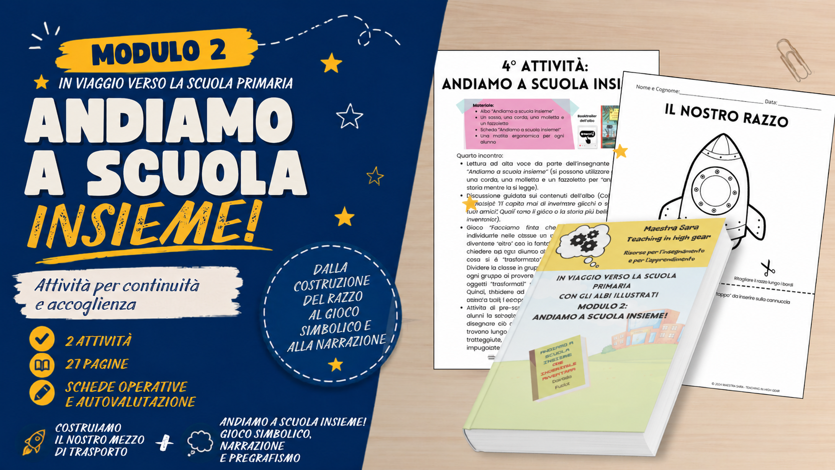 Modulo 2 In viaggio verso la scuola primaria con gli albi illustrati – percorso per continuità e accoglienza